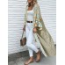 Women Floral Print Bohemian Vintage Long Sleeve Long Cardigan